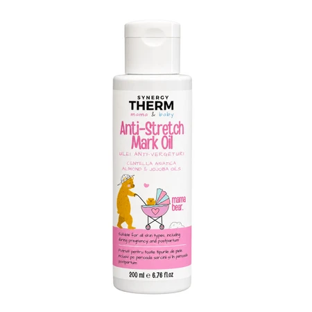 Mama & Baby Öl gegen Dehnungsstreifen, 200 ml, Synergy Therm