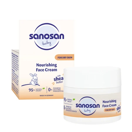 Pflegende Gesichtscreme, ab 0 Monaten, 50 ml, Sanosan Baby