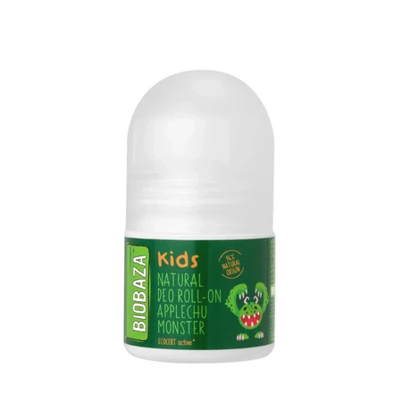 Natürliches Roll-on-Deo für Kinder, Applechu Monster, 30 ml, Biobaza Kids