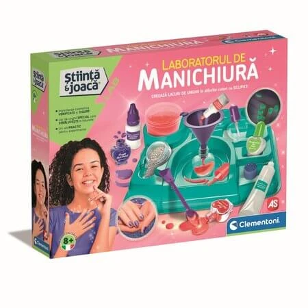 Wissenschaft und Spiel, Maniküre-Set, ab 8 Jahren, Clementoni