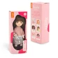 Papusa de Plus Premium Sweet Sisters, 32 cm, Sophie intr-o fusta denim, Orange Toys