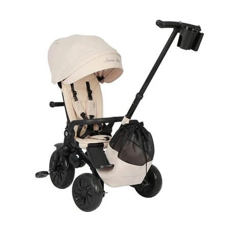 Nova Max Ultra-Faltbares Dreirad, Beige, 10 Monate–6 Jahre, Qplay