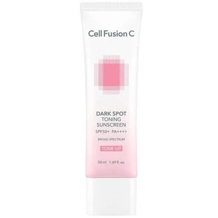 Crema solare schiarente per macchie scure, SPF50+ PA++++, 50 ml, Cell Fusion C — Crema solare colorata per la pigmentazione