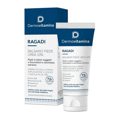 Ragadi Fußbalsam mit 10 % Harnstoff, 75 ml, Dermovitamina