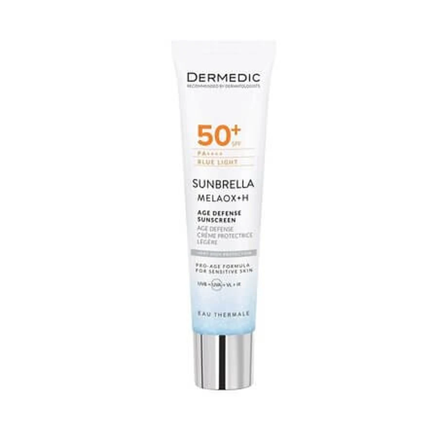 Crema protectie solara cu SPF 50+ Age Defense Sunscreen Sunbrella, 40 ml, Dermedic