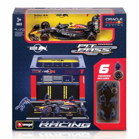 F1-Pit-Pass-Sammlermodell, Maßstab 1:43, Max Verstappen, ab 3 Jahren, Bburago