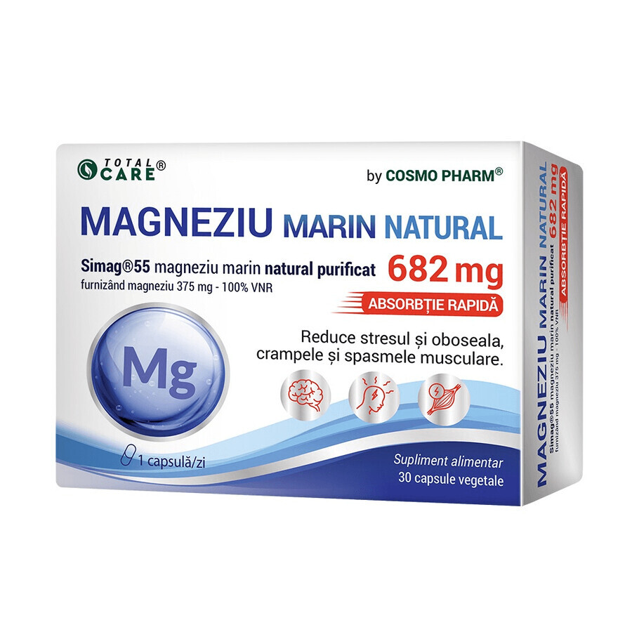 Marine Magnesium, 682 mg, 30 capsules, Cosmo Pharm