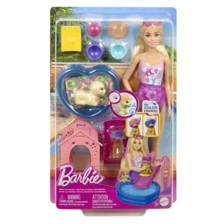 Barbie-Puppe, „Puppy’s Pool Party“, ab 3 Jahren, Mattel