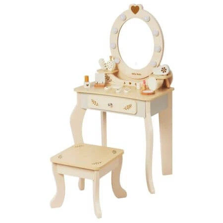 Kinderschminktisch, beige, Elly, ab 3 Jahren, Milly Mally