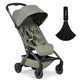 Pachet carucior pentru copii, Joolz Aer2 Sage Green + Marsupiu pentru toddler, Wildride