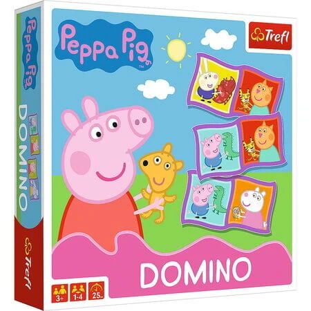 Peppa Pig Domino-Spiel, ab 3 Jahren, Trefl