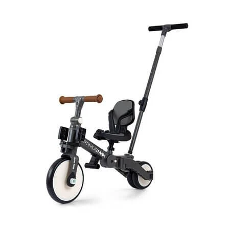 Optimus Max 5-in-1-Dreirad, grau, ab 1 Jahr, Milly Mally