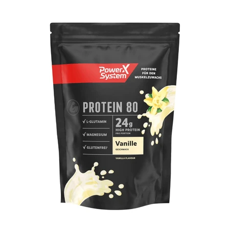 Protein 80 Proteinpulver, Vanille, 360 g, PowerX-System