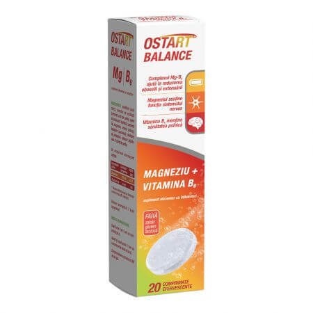 Ostart Balance Mg + B6, 20 Tabletten, Fiterman Pharma