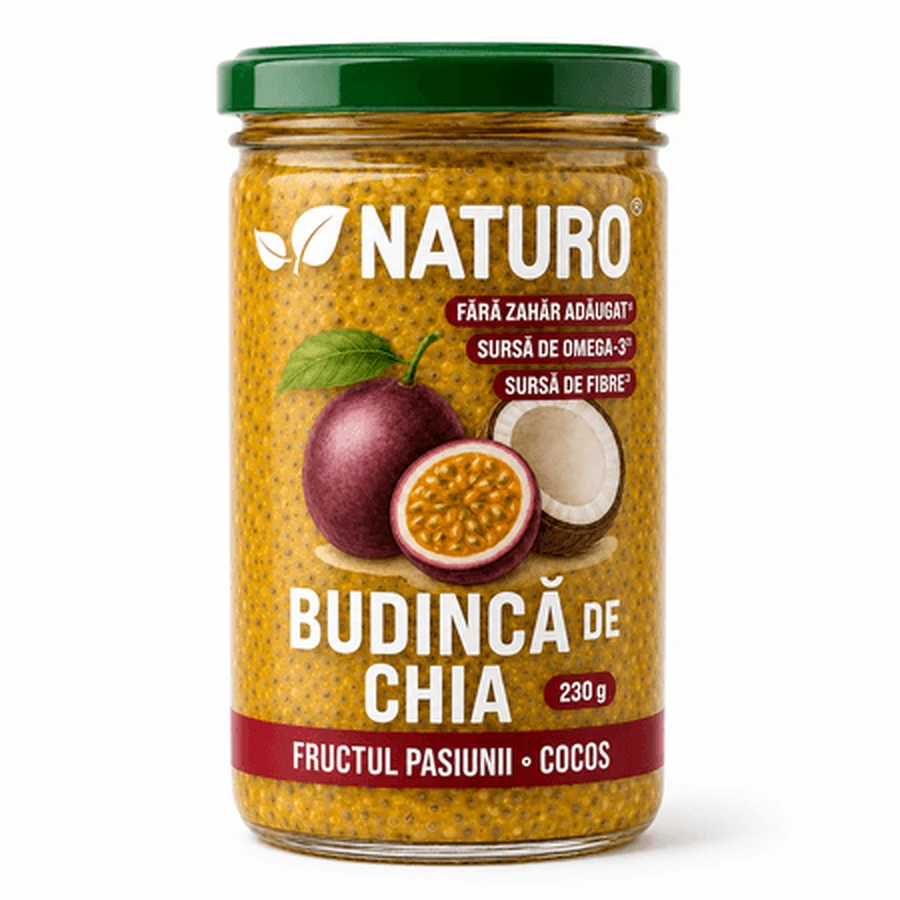 Budino di chia al frutto della passione, 230 g, Naturo