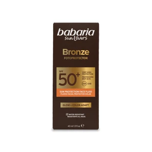 Bronze Fotoprotector LSF 50+ Gesichtsfluid, Glow + Color Adapt, 40 ml, Babaria