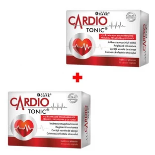 Cardio Tonic pack, 30 vegetarian capsules + 30 vegetarian capsules, Cosmopharm