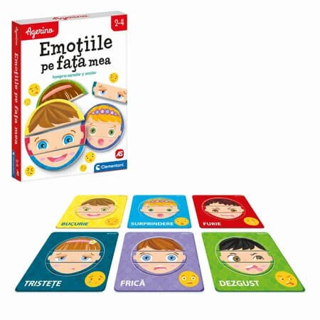 Lernspiel: „Emotions on My Face“ von Agerino, für Kinder von 2 bis 4 Jahren, Clementoni