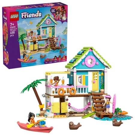 Strandhaus mit Robben, ab 7 Jahren, 42699, 400 Teile, Lego Friends