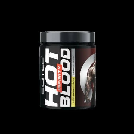 Hot Blood Infinity Pre-Workout mit Koffein, Orange-Limonade, 350 g, Scitec Nutrition