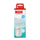 M Perfect Match Babyflasche mit Silikonsauger, weiß, ab 3 Monaten, 260 ml, Nuk