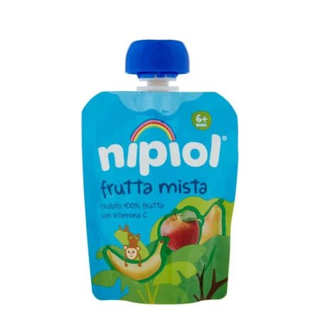 Gemischtes Obstpüree, ab 6 Monaten, 85 g, Nipiol