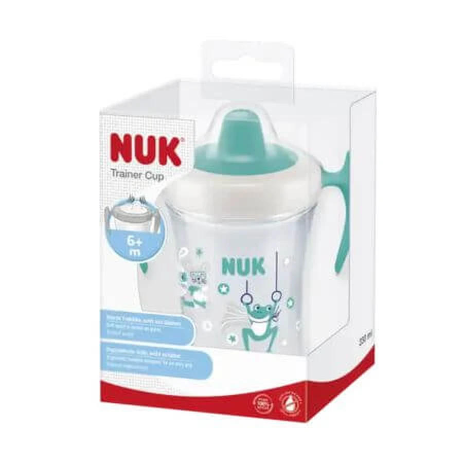 Bicchiere con beccuccio Trainer Evolution, verde, dai 6 mesi in su, 230 ml, Nuk