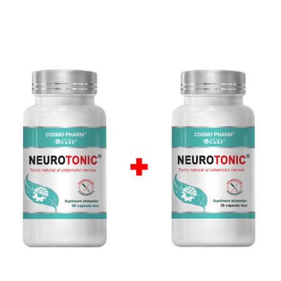 Neurotonic-Paket, 90 + 30 Kapseln, Cosmopharm