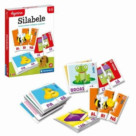 Agerino – Lernspiel zum Thema Silben, für Kinder von 4 bis 6 Jahren, Clementoni