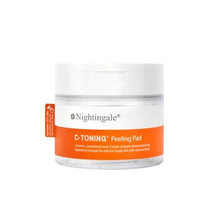 Gesichts-Peeling-Pads, 60 Stück, Nightingale