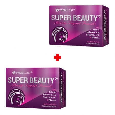 Pachet Super Beauty, beauty suport formula, 30 + 30 comprimate, Cosmopharm