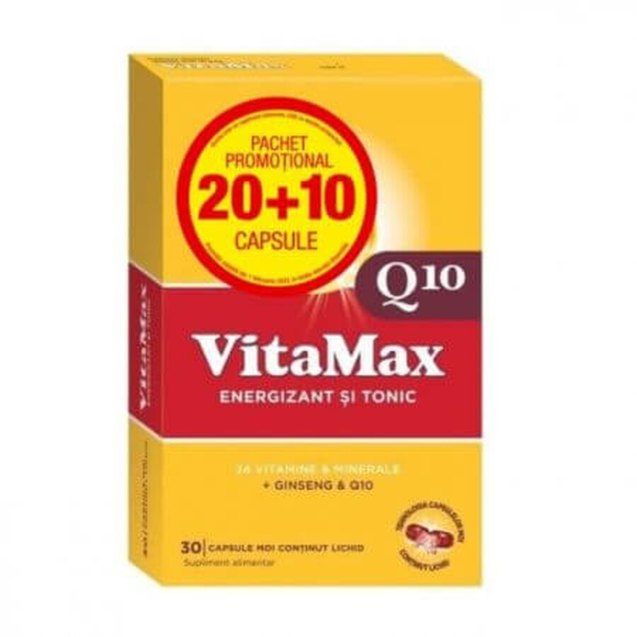 Pachet Vitamax Q10, 20 + 10 capsule, Perrigo recenzii