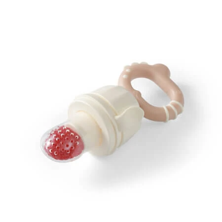 „Twist-and-Feed“-Fütterungshilfe für Babys, beige, Dino, ab 6 Monaten, Babyono