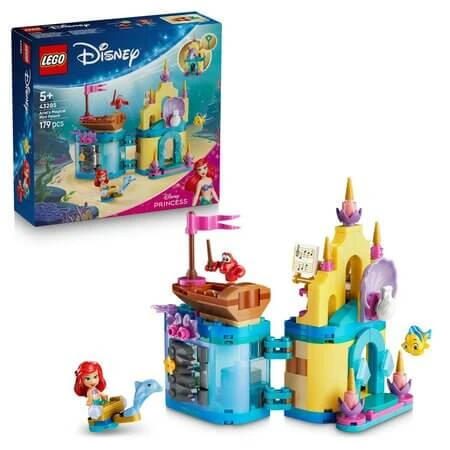 Ariels zauberhafter Mini-Palast, ab 5 Jahren, 43285, 179 Teile, Lego Disney