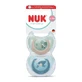 Set suzete First Choice, Broasca testoasa/Balena, 6-18 luni, 2 bucati, Nuk