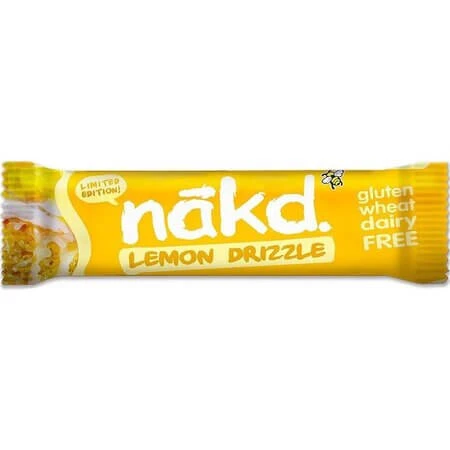 Roher veganer Riegel „Lemon Drizzle“, 35 g, Nakd