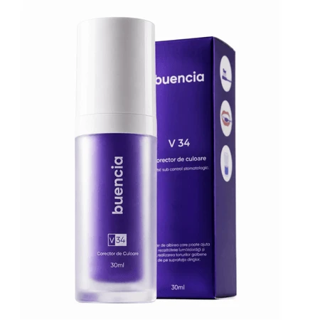 V34 Zahnaufhellungsgel, 30 ml, Buencia