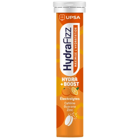 Elektrolyt-Nahrungsergänzungsmittel, Hydra Boost, Orange, 16 Brausetabletten, HydraFizz