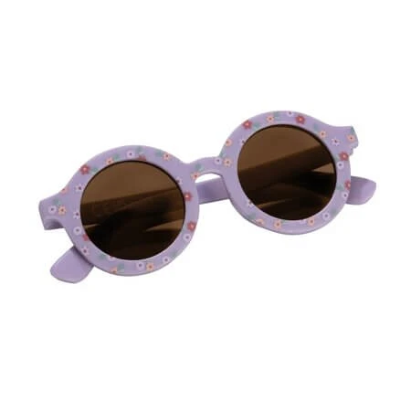 Kinder-Sonnenbrille, lila Streifen, ab 2 Jahren, 1 Paar, Little Dutch