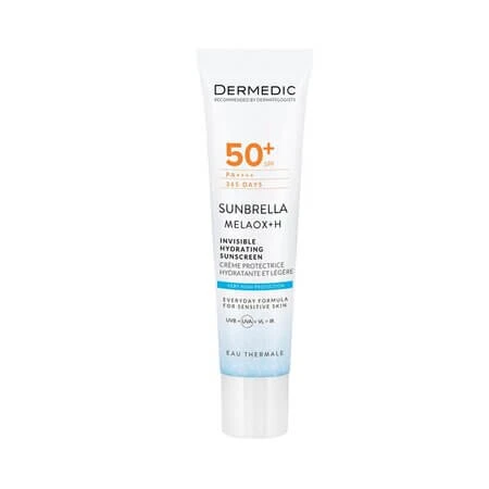 Sunbrella Invisible Hydrating Sonnenschutz mit LSF 50+, 40 ml, Dermedic