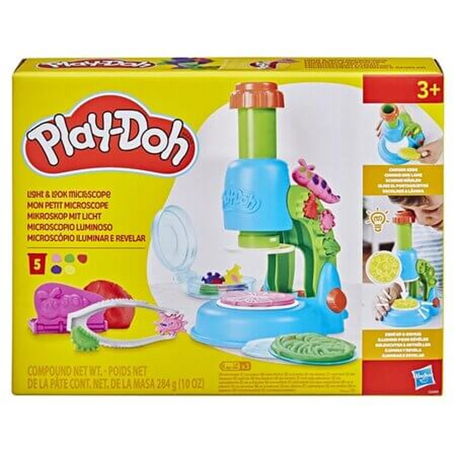 Set creativ Microscop electronic, 3 ani+, Play Doh