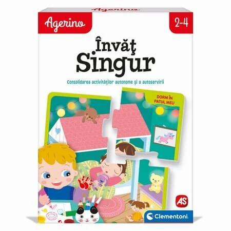 Lernspiel „Selbstständig lernen mit Agerino“, für Kinder von 2 bis 4 Jahren, Clementoni