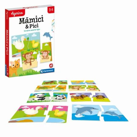 „Mama und Kleines“ – Lernspiel von Agerino, für Kinder von 2 bis 4 Jahren, Clementoni