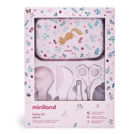 Babypflege- und Hygiene-Set, Eichhörnchen, ab 0 Monaten, Miniland