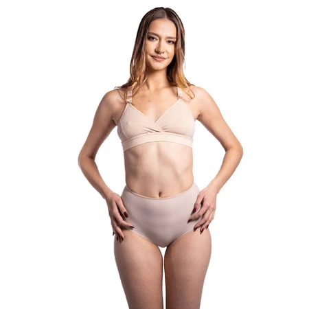 Kompressionsunterwäsche mit hoher Taille, L, Hautfarben, Slip, 1 Stück, Norseli