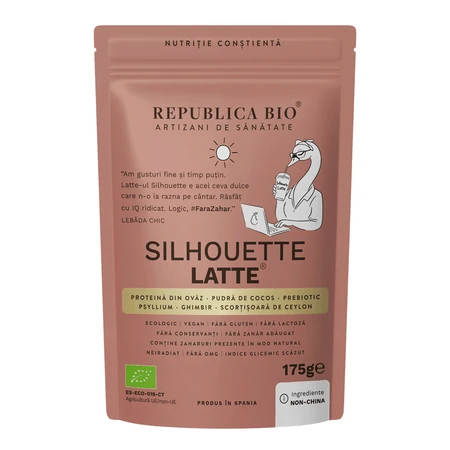 Silhouette Latte – glutenfreies Bio-Funktionspulver, 175 g, Republica Bio