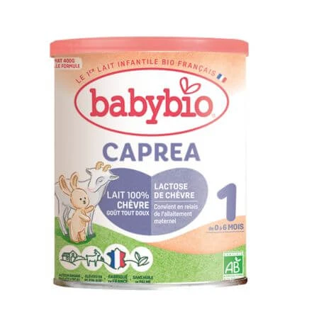 Bio-Ziegenmilchnahrung der Formel 1, ab 0 Monaten, 400 g, BabyBio
