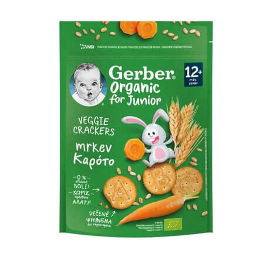 Galletas de zanahoria ecológicas, 100 g, Gerber