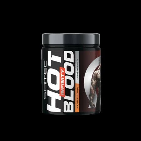 Hot Blood Infinity Pre-Workout mit Koffein, Pfirsich-Mango, 350 g, Scitec Nutrition