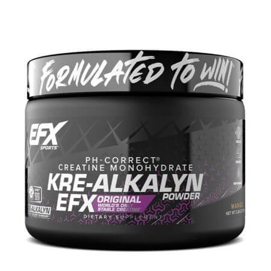 Kre-Alkalyn Creatina monoidrato, Mango, 110 g, Efx Sports